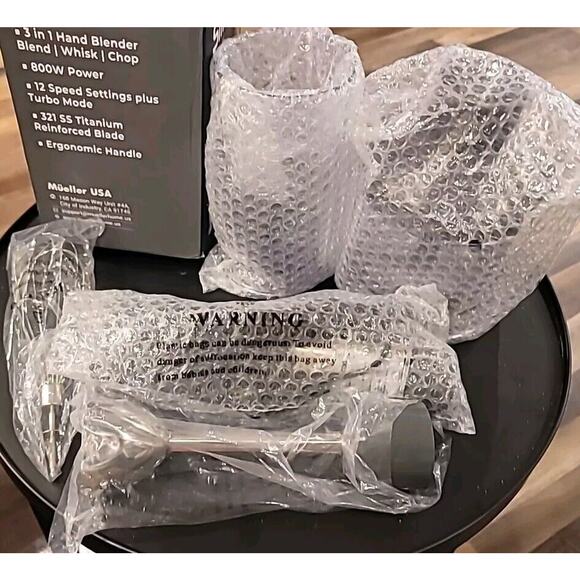 Mueller Smart Stick Food Processor 800W 12 Speed MU-HB-10- Blend, Whisk, Chop - Picture 5 of 7